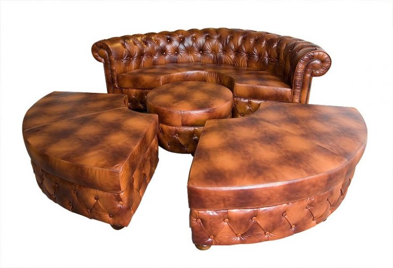 Monaruge Monarugé Chesterfield Ecksofa Sofa Ecksofa Couch Rundsofa