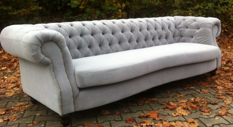 LEDERSOFA XXL DESIGN CHESTERFIELD BIG SOFA ENGLAND 2,50cm