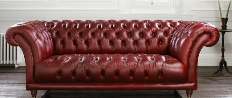Chesterfield Couch Polster Sofa XXL Big Sofas 3 Sitzer Textil Leder WINCHESTER-N
