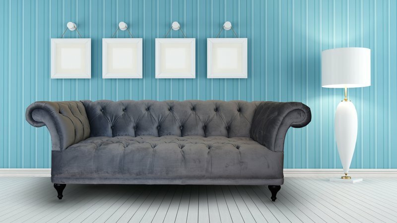 Chesterfield Sofa Polster Designer Couchen Sofas Garnitur Textil Stoff Textil 11