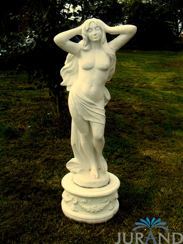 GARTENFIGUR STEINFIGUR FIGUR GARTEN SKULPTUR STEINGUSS FROSTFEST