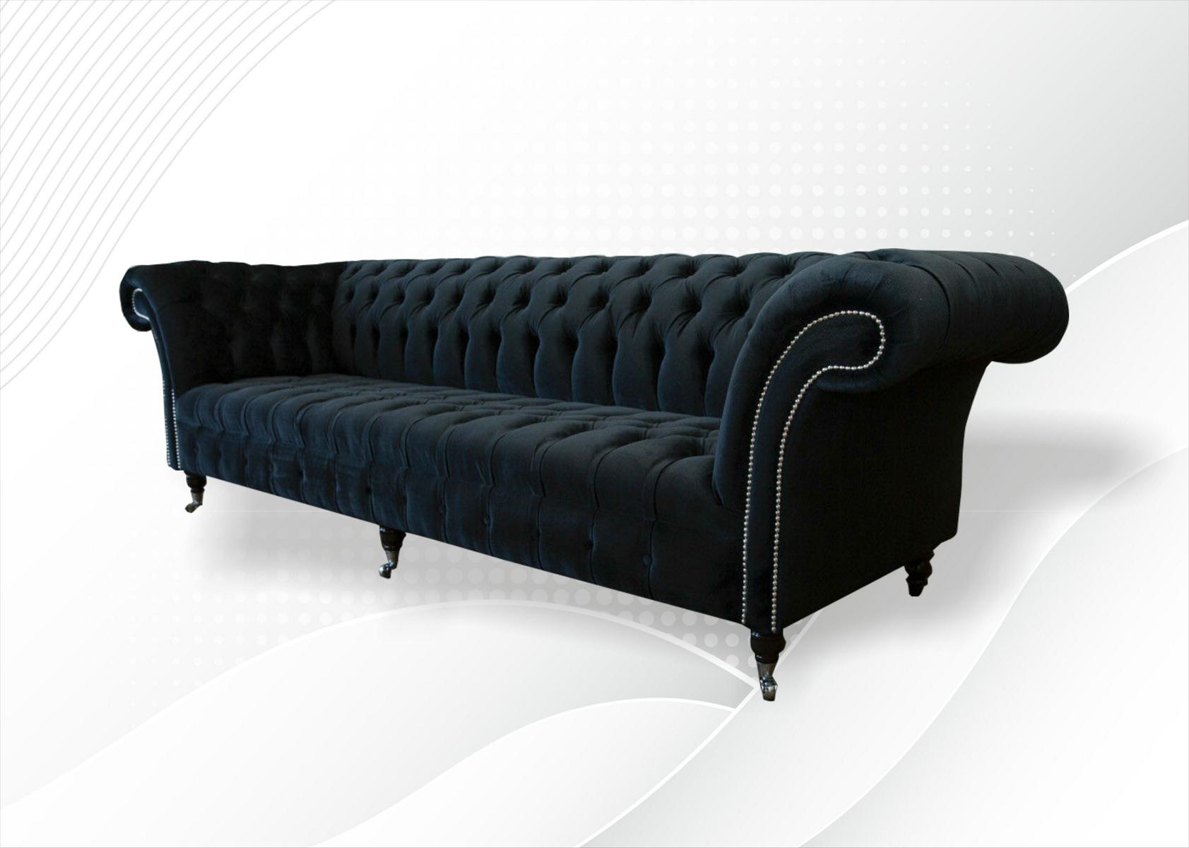 Chesterfield Sofa 4 Sitzer Big Polster Design Couchen Sofas Garnitur Original