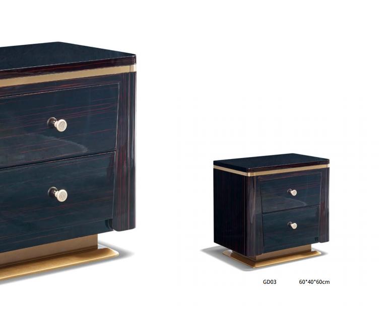 Nachttisch Konsolen Schlafzimmer Beistelltisch Modern Design Möbel Luxus Holz