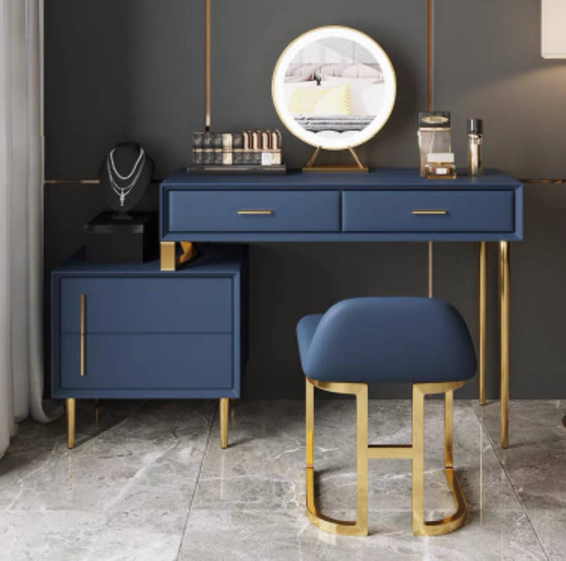 Schminktisch Spiegel Hocker Komplett Set Kommode Schlafzimmer Neu