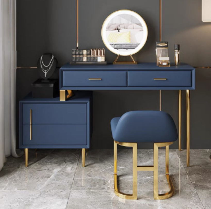 Schminktisch Spiegel Hocker Komplett Set Kommode Schlafzimmer Neu