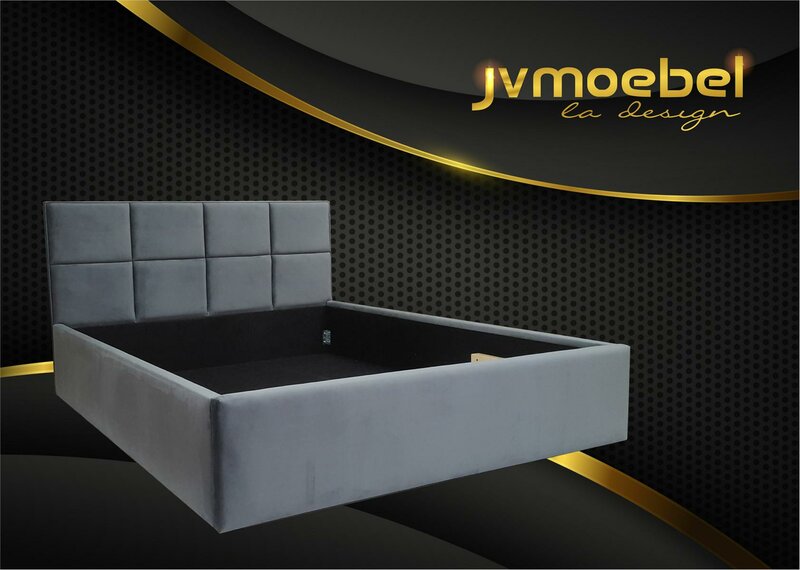 Design Leder Bett Hotel Betten Samt Polster Schlafzimmer 160x200 Bettgestell Neu