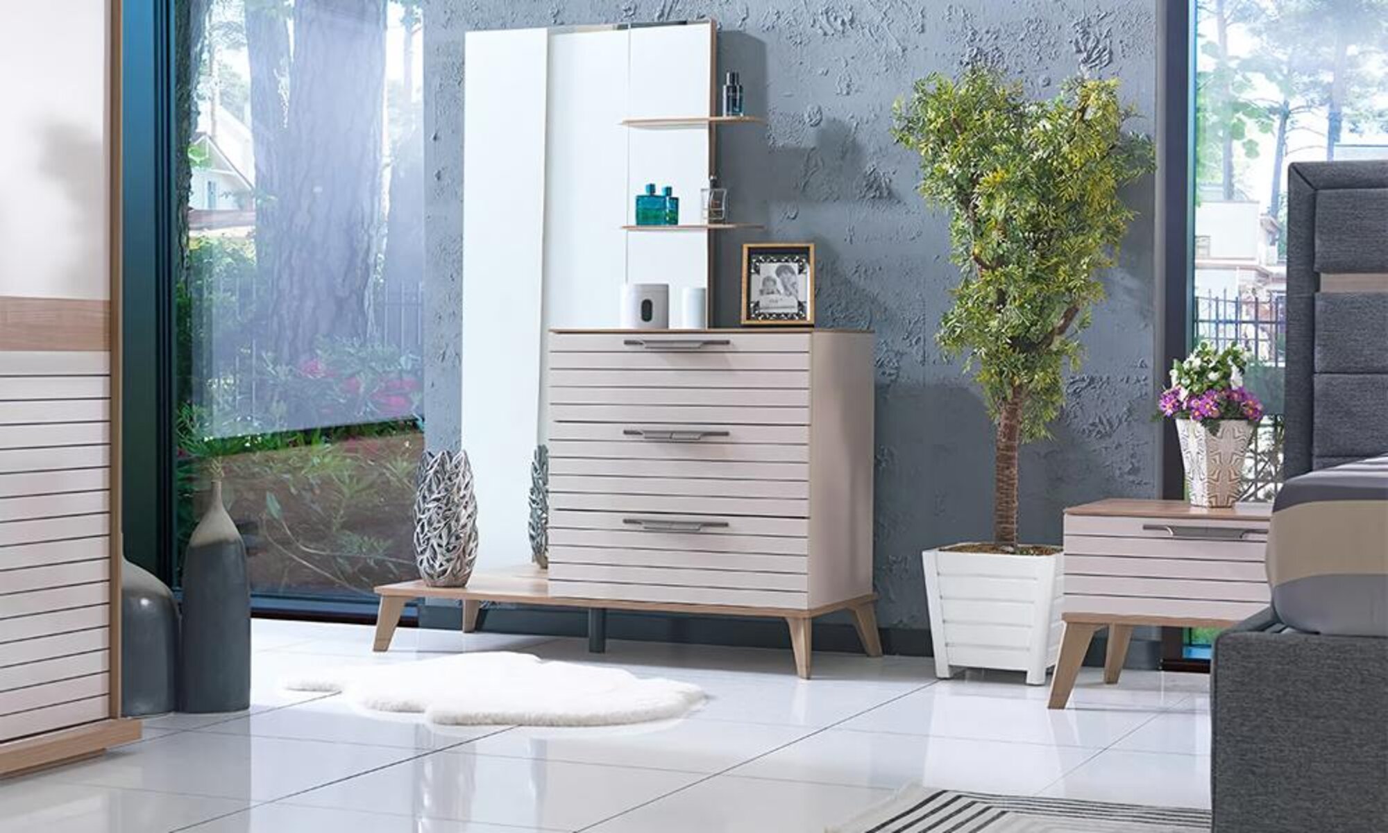 Flurkommode Highboard Lowboard Anrichte Garderobe Ankleide Schrank