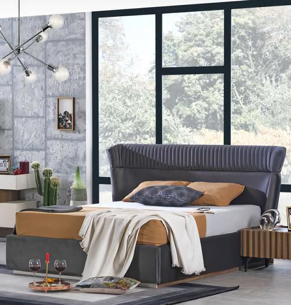 Bett Schlafzimmer Möbel Einrichtung Doppelbett Betten Polster 160x200