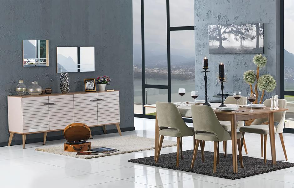 Esszimmer Tischgruppe Essgruppe Tisch Esstisch Essgruppe Tisch 4Stühle 5tlg