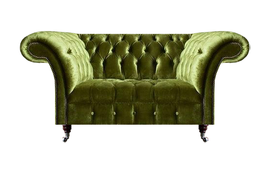 Wohnzimmer Moderne Design Zweisitzer Sofa Couch Grün Luxus Möbel