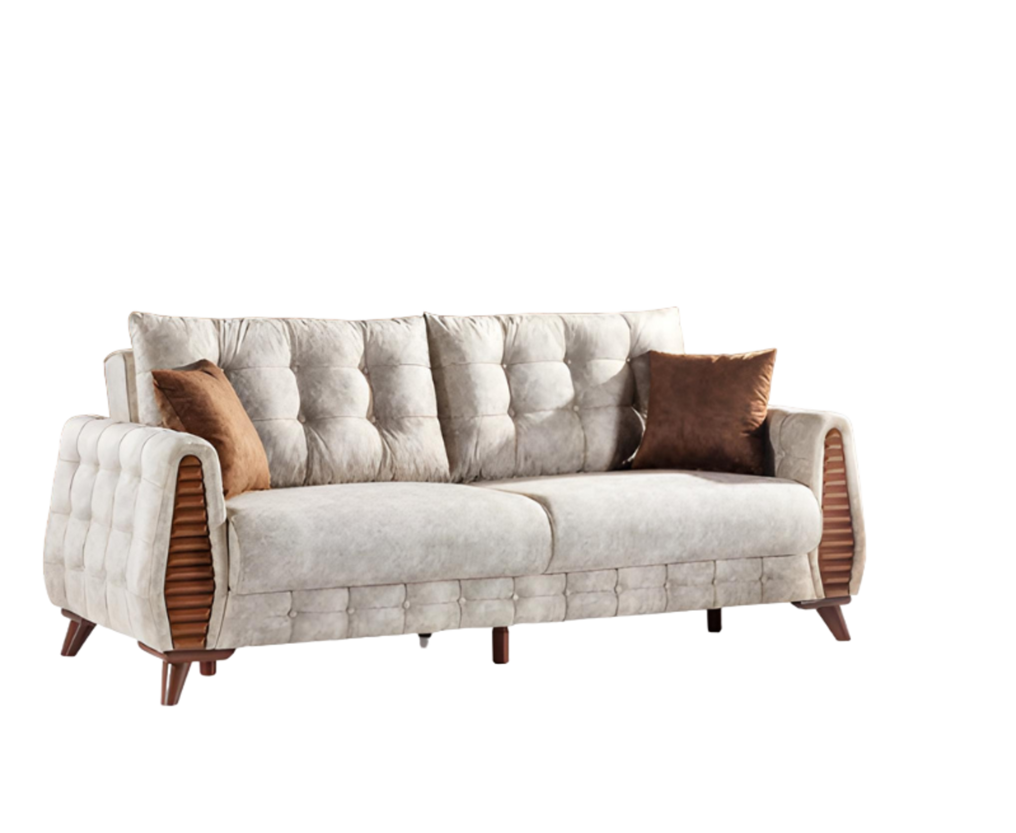 Textil Sofa 3 Sitzer Sofa Polster Sofas Design Couch Möbel Dreisitzer Neu