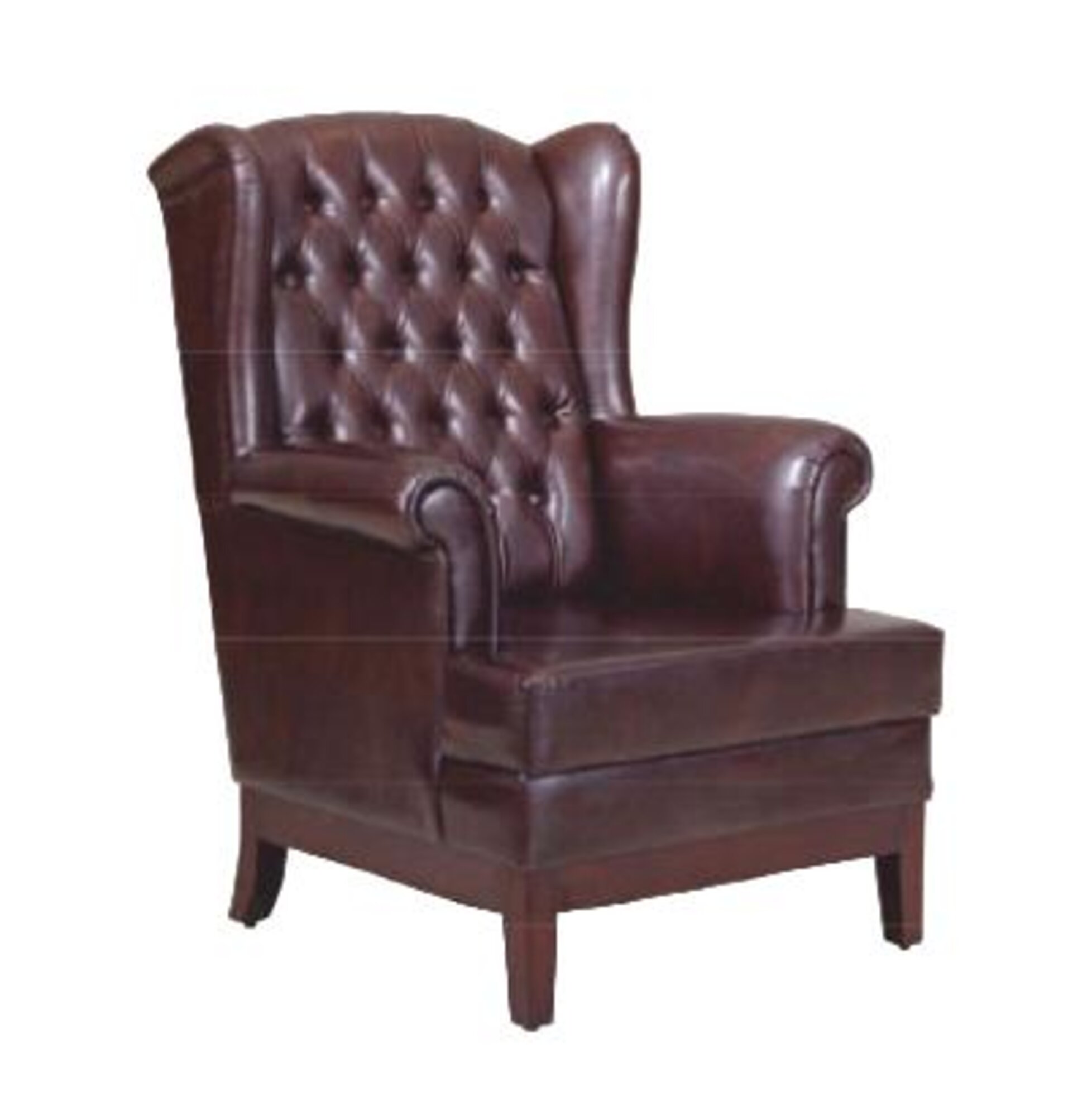 Sessel Design Couch Sofa Relax Braun Leder Lounge Club Polster Sitzer Luxus