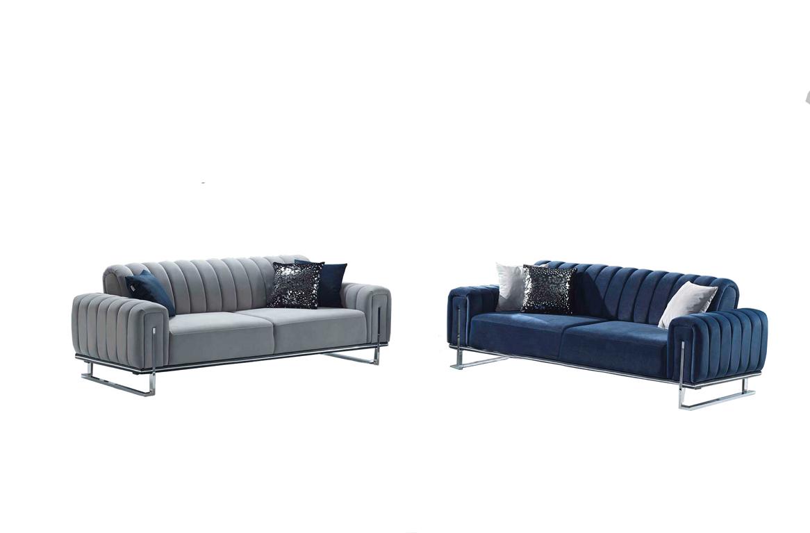 Sofa 3-Sitzer Relaxgarnitur Wohnzimmer 2tlg Lounge-Garnitur Komplettsofa Couch