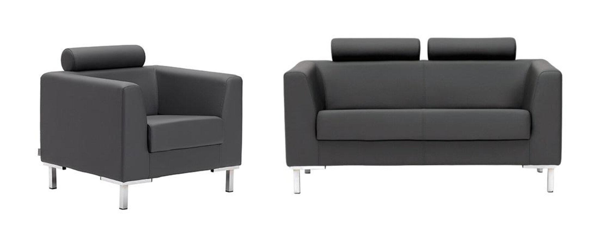 Sofa Sessel Sofas Sofagarnitur 2+1 Sitzer Garnitur Luxus Büromöbel Neu