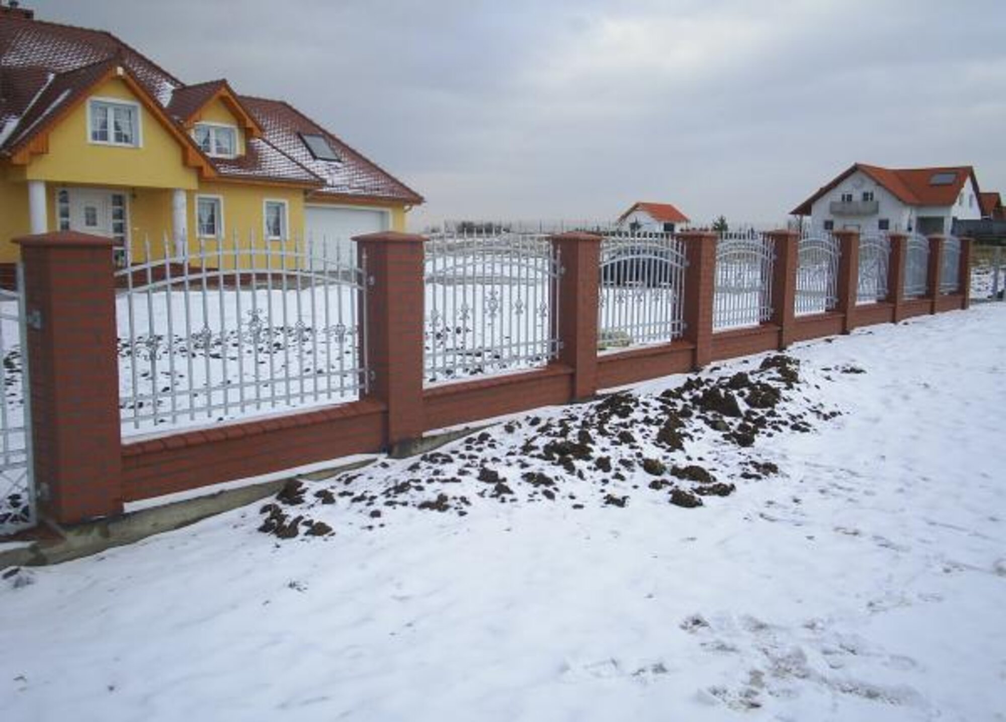 Railing Zaun Geländer Schmiedeeisen Handarbeit Klassische Zäune Garten M246 Neu