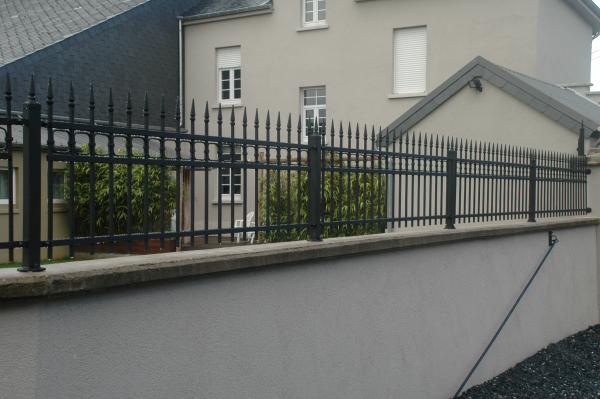 Railing Zaun Geländer Schmiedeeisen Handarbeit Klassische Zäune Garten M242 Neu