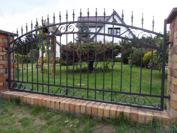 Railing Zaun Geländer Schmiedeeisen Handarbeit Klassische Zäune Garten M411 Neu