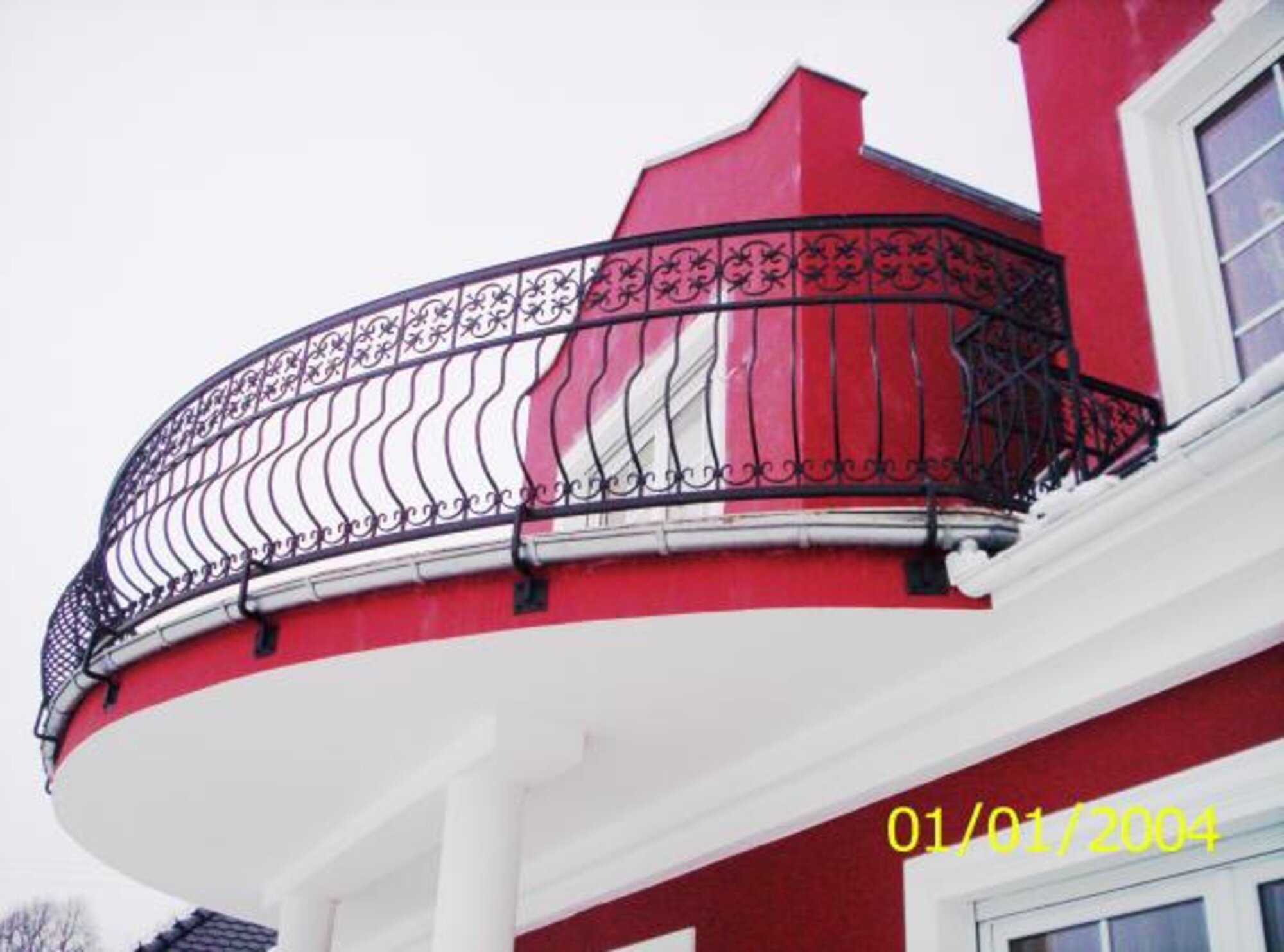 Schmiedeeisen Zaun Geländer Balkon Fall Schutz Treppen Balkone Handarbeit M127