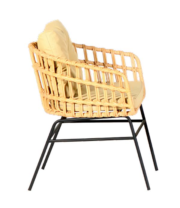 Sessel Rattan Garten möbel Sitz Veranda Lounge Terrasse Balkon Outdoor