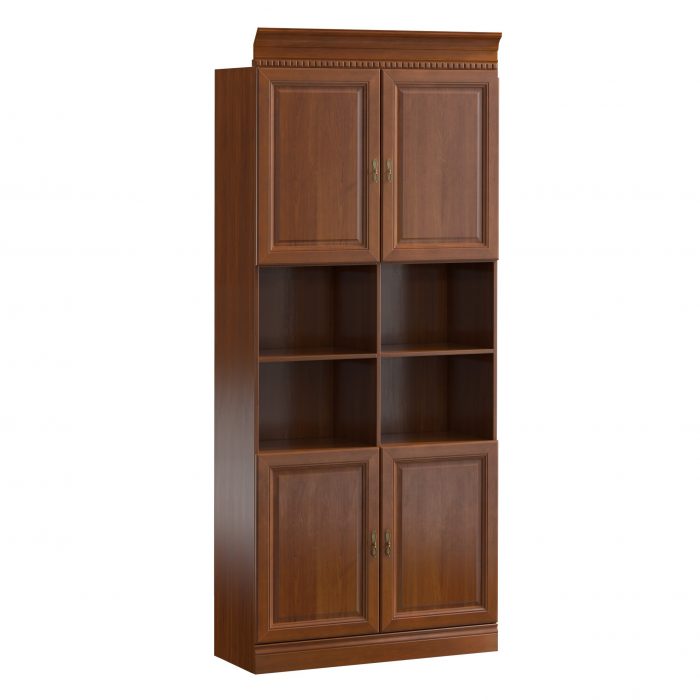 Klassische Schränke Schrank Schrankwand Bücherregal Regal Bücherschrank Mod BA-5