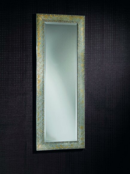 Klassischer Wandspiegel Holzrahmen Spiegel Möbel 180x90 Hängespiegel Wohnzimmer