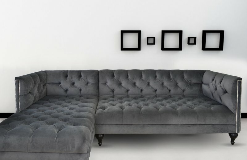 Sofa Stoff Textil Sofa Couch Polster Designer Garnitur Stoffsofa Couchen No.12