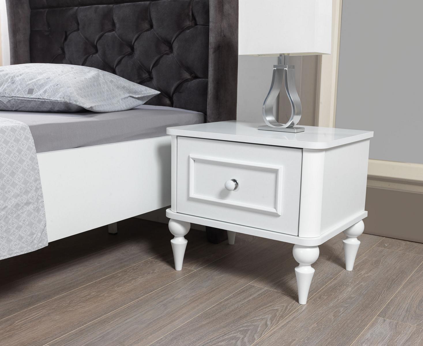 Nachttisch Holz Moderner Nachtschrank Schlafzimmer Nachtkonsole Beistelltisch