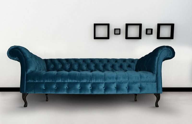 Chesterfield Sofa Polster Designer Couchen Sofas Garnitur Textil Stoff Textil 16