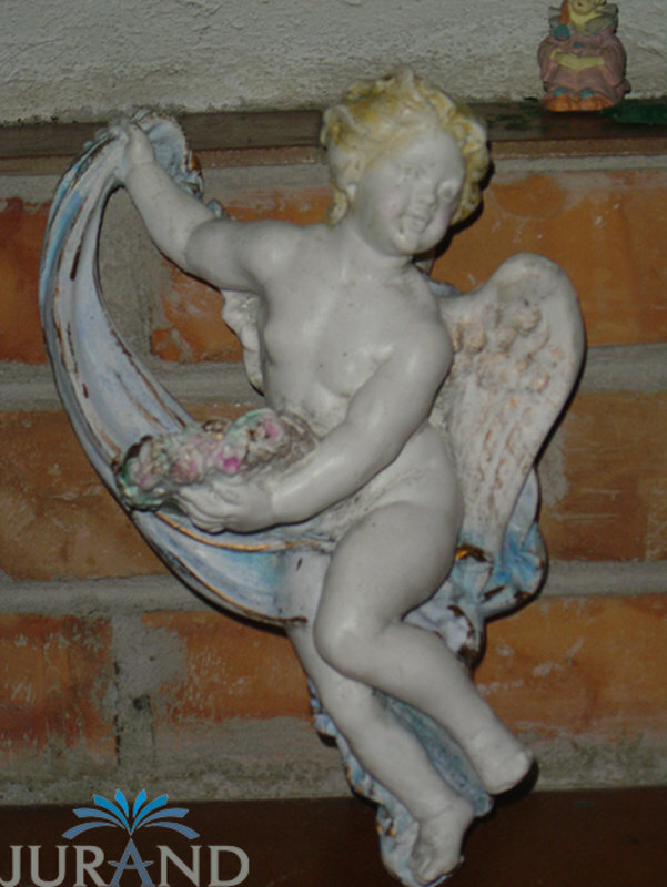 Steinfigur Wetterfest Steinguss Grabschmuck Grab Engel Gartenfigur Figur