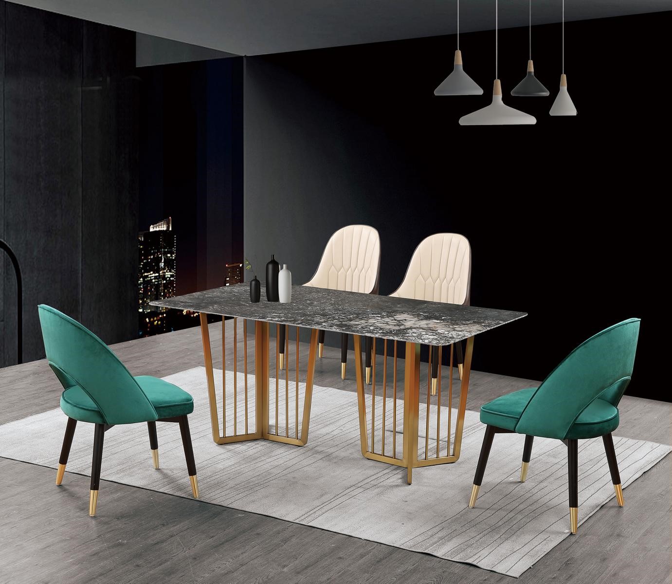 Designer Esstisch Tisch Esszimmer Wohnzimmer Design Tische 180x90cm Edelstahl !