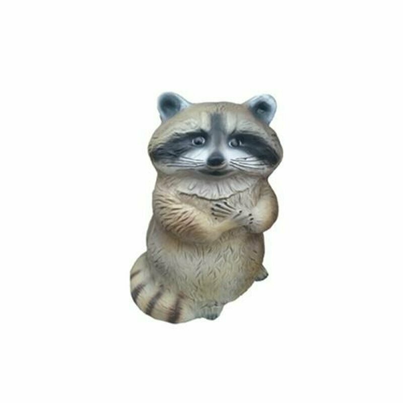 Abstrakter Waschbär Garten Dekoration Statue Neu Skulpturen Figuren Skulptur