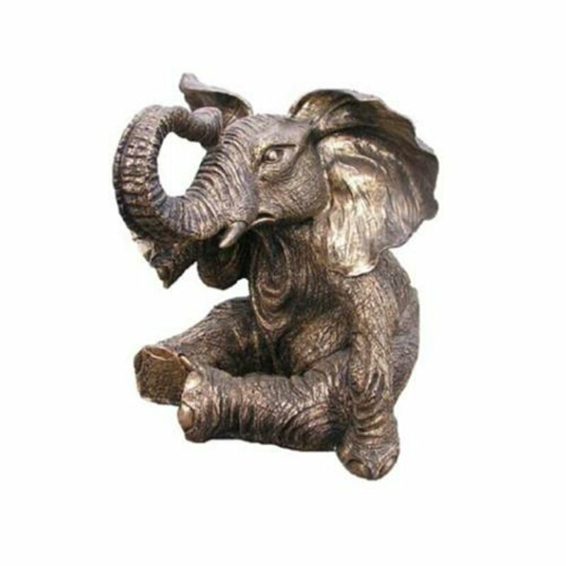 elefant Deko Figur Statue Skulptur 46 cm FIguren Statuen Skulpturen Neu (A132)