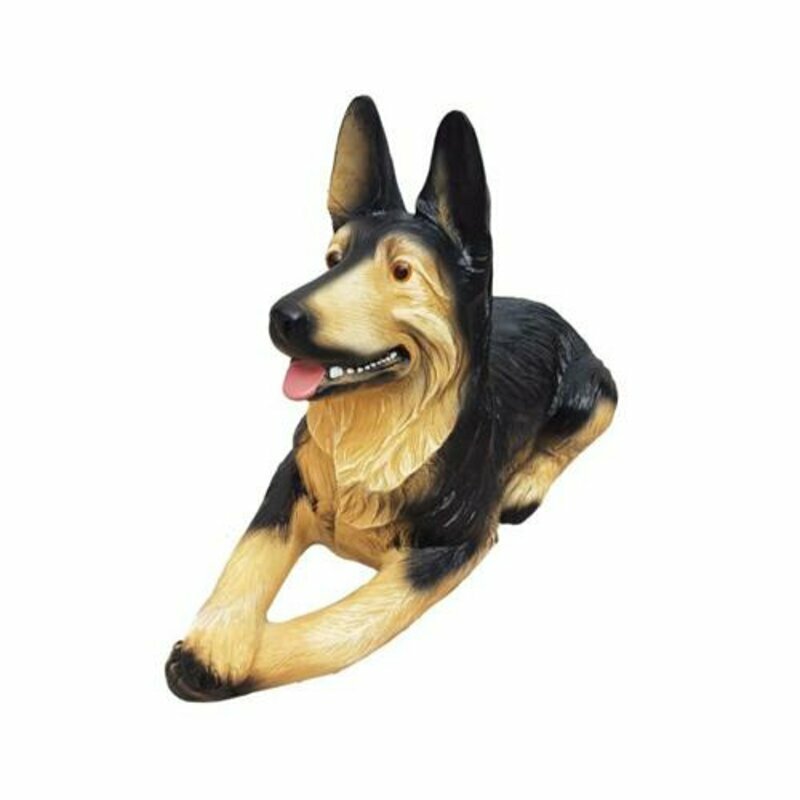 Deutscher Schäferhund Hund Deko Figur Statue Skulptur 56x95cm Figuren Statuen