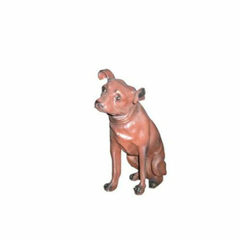 Deko Figur Statue Skulptur 30 cm Figuren Statuen Skulpturen Garte Hund (A27)
