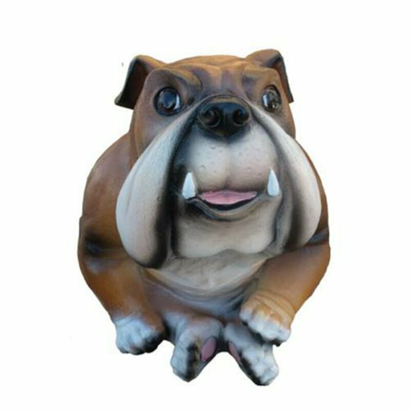Deko Figur Statue Skulptur 70 cm Figuren Statuen Skulpturen Gaerten Hund (A31)