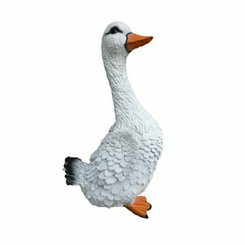 Deko Figur Schwan Vogel Garten Figuren Skulptur Statuen Skulpturen 65cm