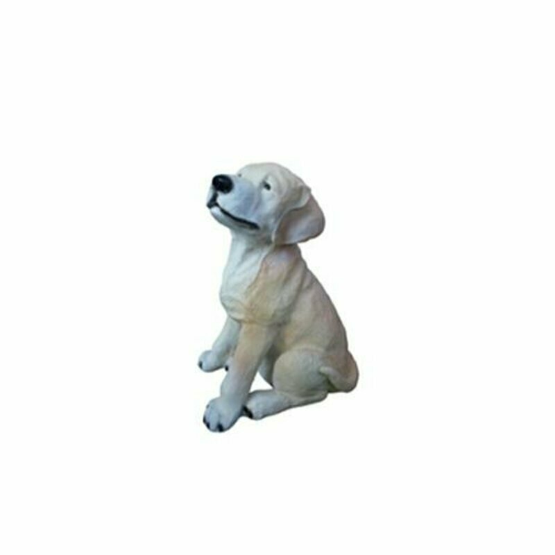 Hund 32cm Figur Statue Garten Dekoration Skulptur Deko Skulpturen
