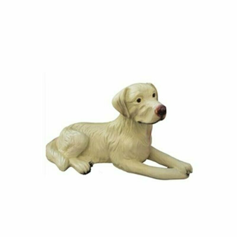 Hund figur Hunde figuren statuen moderne Beige bemalt neu 88cm statue Skulptur