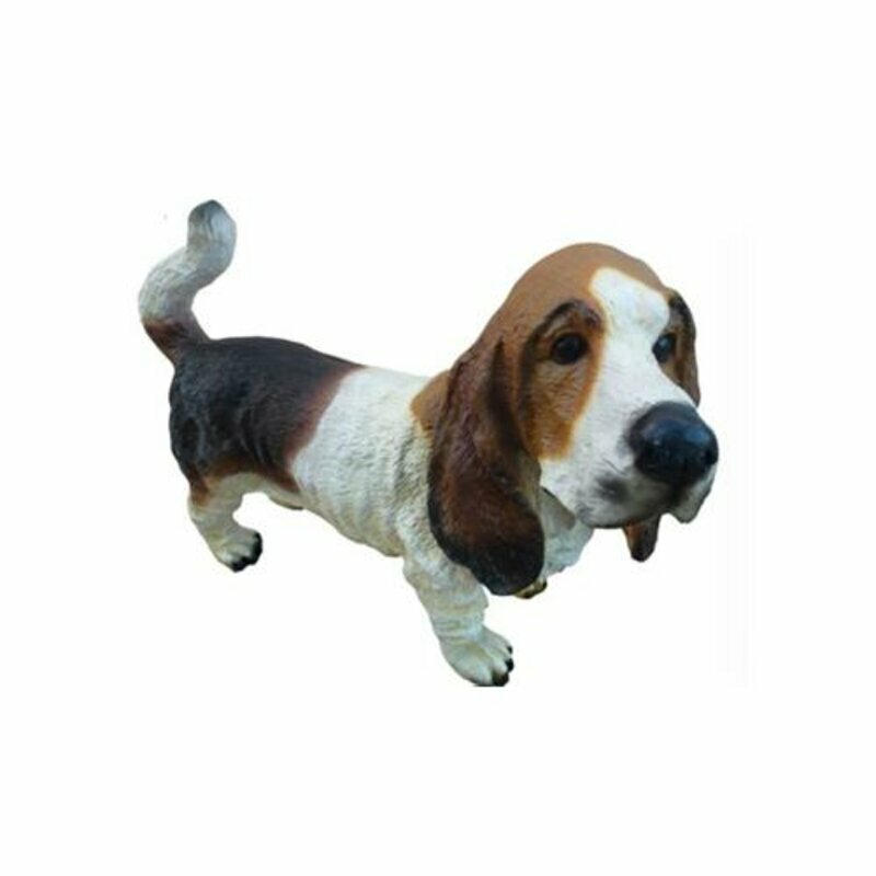 Deko Figur Statue Skulptur 25x50cm Figuren Statuen Skulpturen Garten Hund (A330)