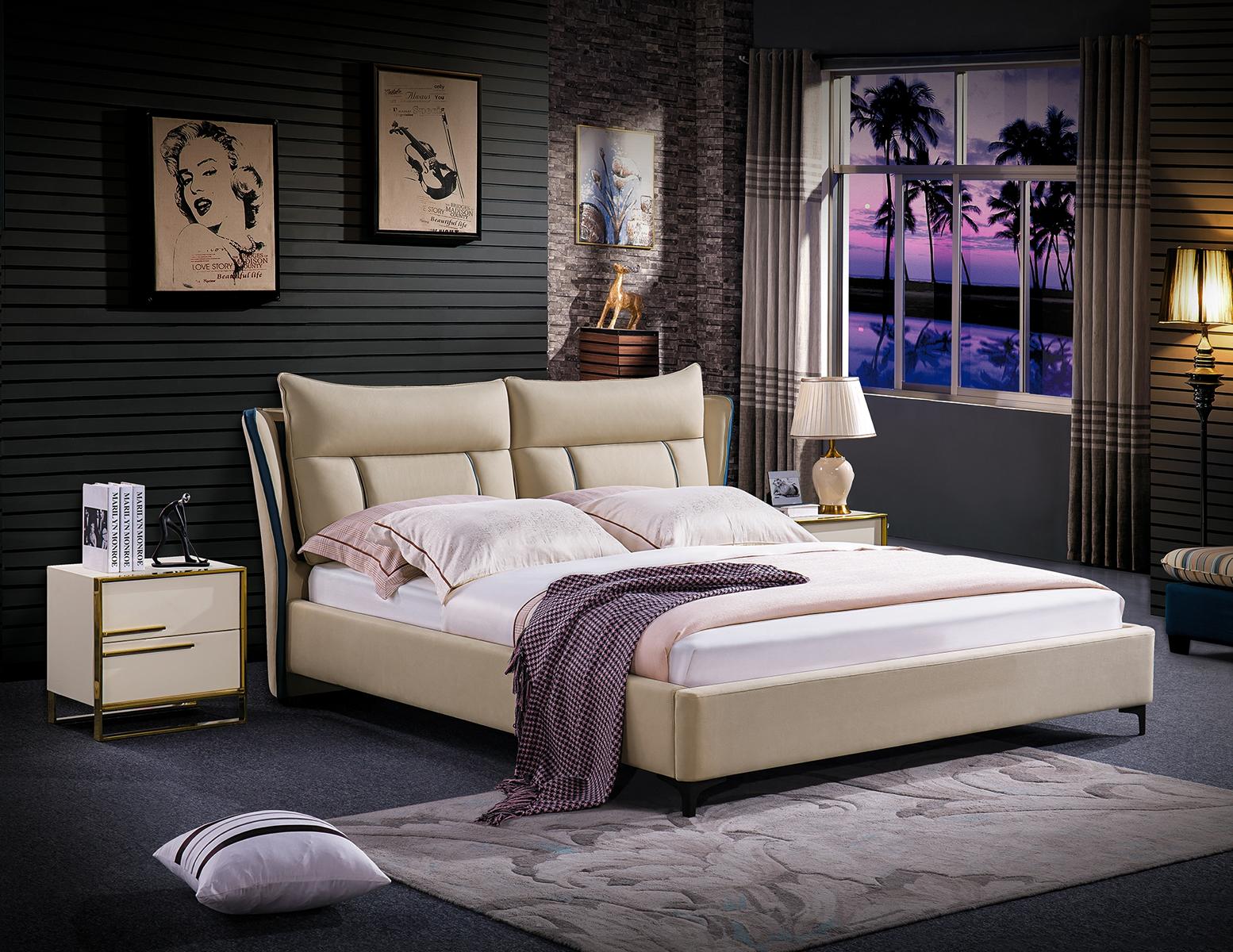 Doppelbett Schlafzimmer Betten Luxus Möbel Doppel Bett Hotel Einrichtung 180x200