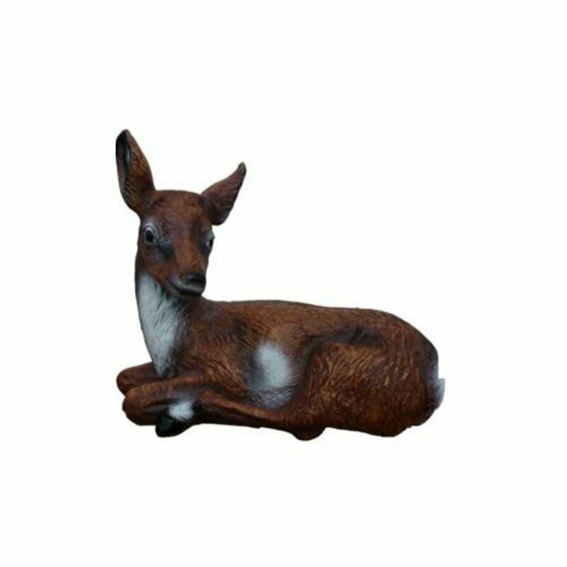 Figuren Skulptur Garten Dekoration Deko Skulptur Statue Rehkitz Hirsch Baby 58cm