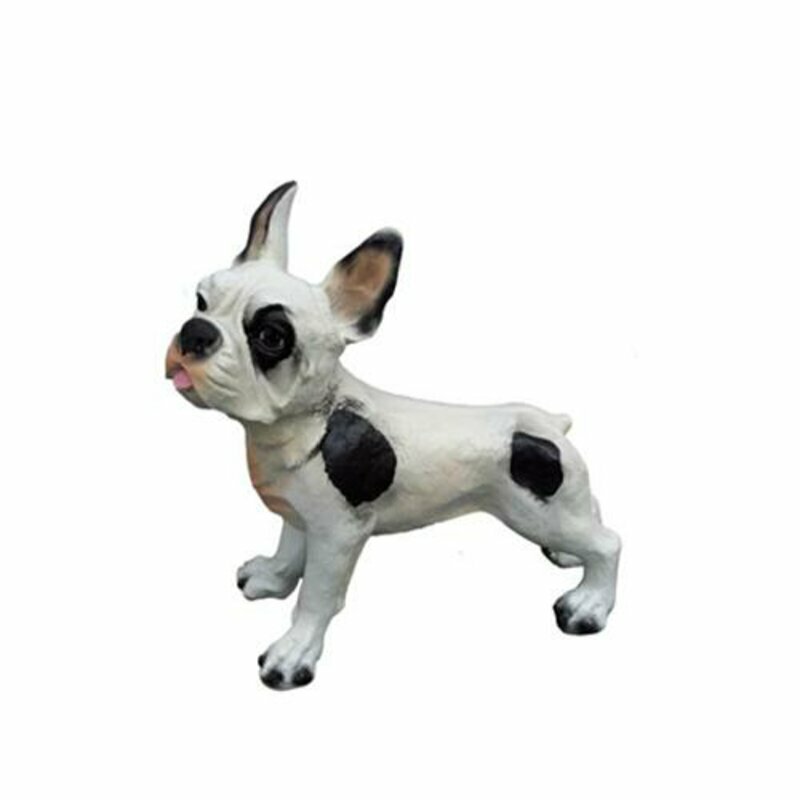 Deko Figur Statue Skulptur 24 cm Figuren Statuen Skulpturen Garten Hund (A362)