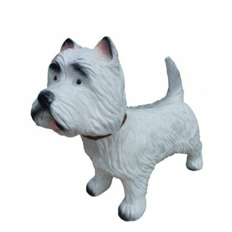 Deko Figur Statue Skulptur 30x55 cm Figuren Statuen Skulpturen Garten Hund A385