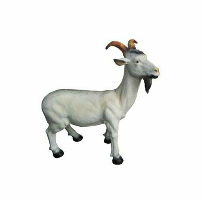 Modern Design Ziege Tier Garten aus Kunststoff Dekoration Deko Skulptur 61cm