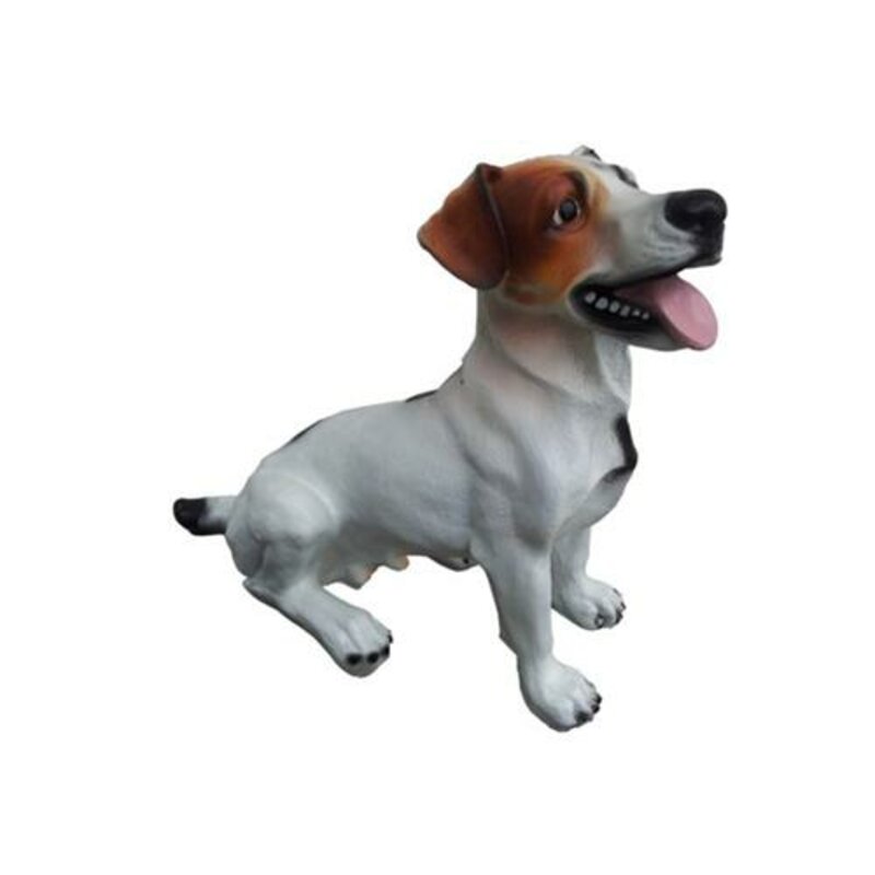 Deko Figur Statue Skulptur 40 cm Figuren Statuen Skulpturen Garten Hund (A393)