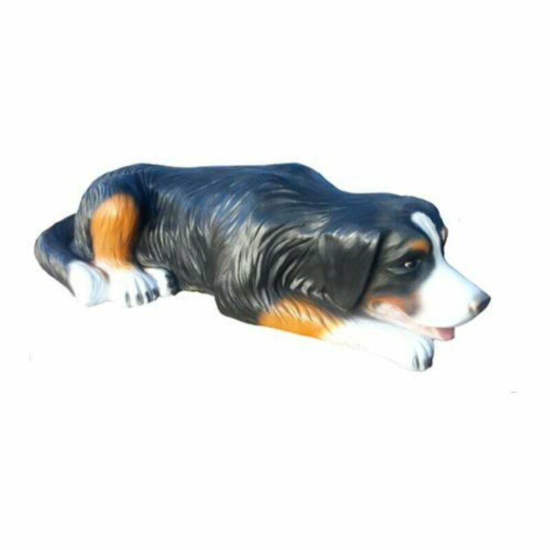 Garten Deko Hund Figur Statue Skulptur 24x100cm Figuren Statuen Skulpturen A455