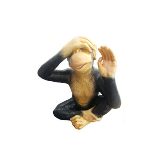 Affee Tier Figur Statue Garten Dekoration Skulptur Deko Skulpturen 3