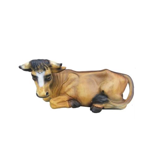 Moderne Figur Kuh Rind Kunststoff Skulptur Statuen Figuren Dekoration Kalb 59cm