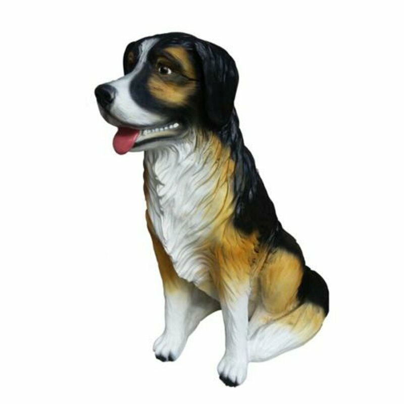 Hund Deko Figur Statue Skulptur 89 cm Figuren Statuen Skulpturen Garten (A555)