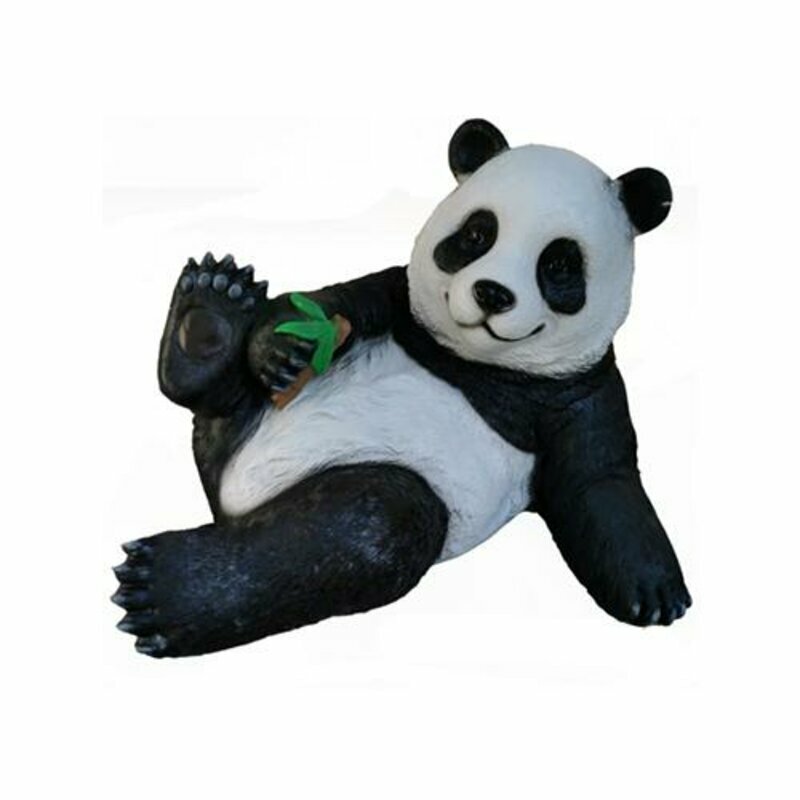 Deko Figur Statue Skulptur 40x70cm Figuren Statuen Skulpturen Garten Panda Bär
